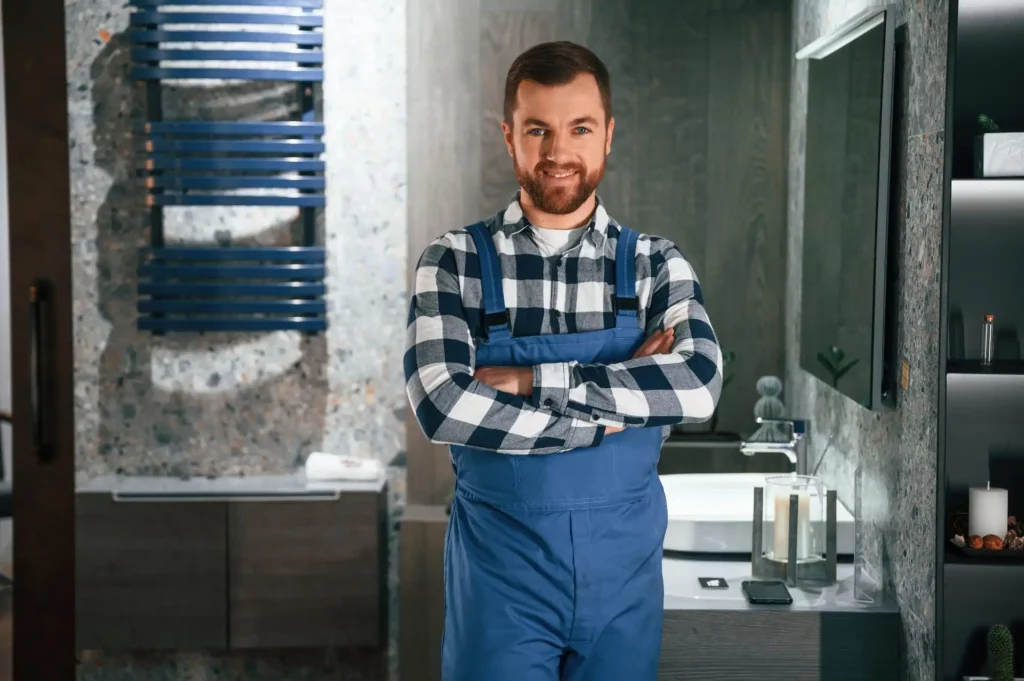 Sanitärmeister im Bad